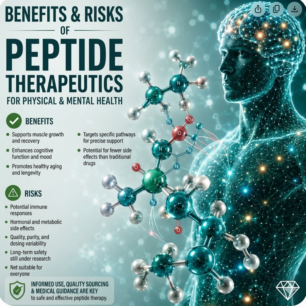 Benefits & Risks of Peptide Therapeutics