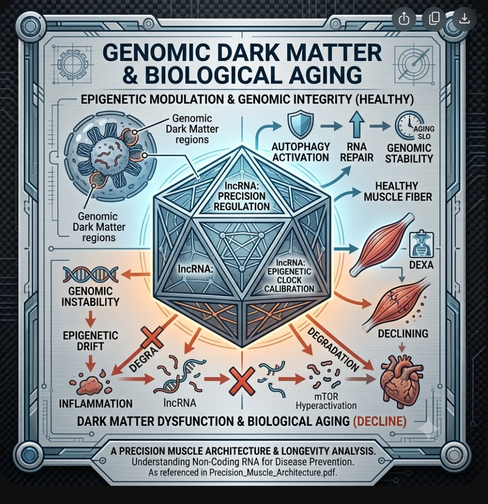 Genomic Dark Matter and Biological Aging